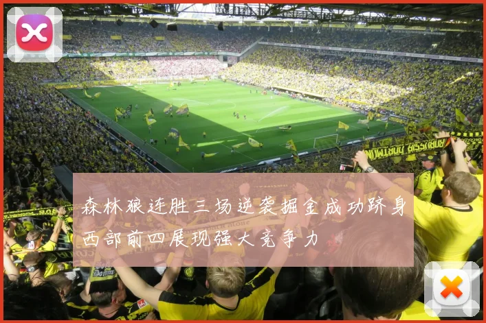 森林狼连胜三场逆袭掘金成功跻身西部前四展现强大竞争力